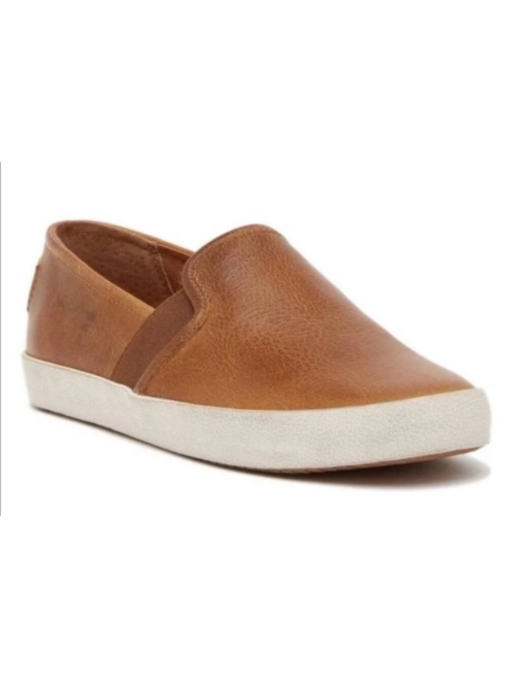 Frye Dylan Gore Slip On Leather Sneakers Womens 7.5M Brown